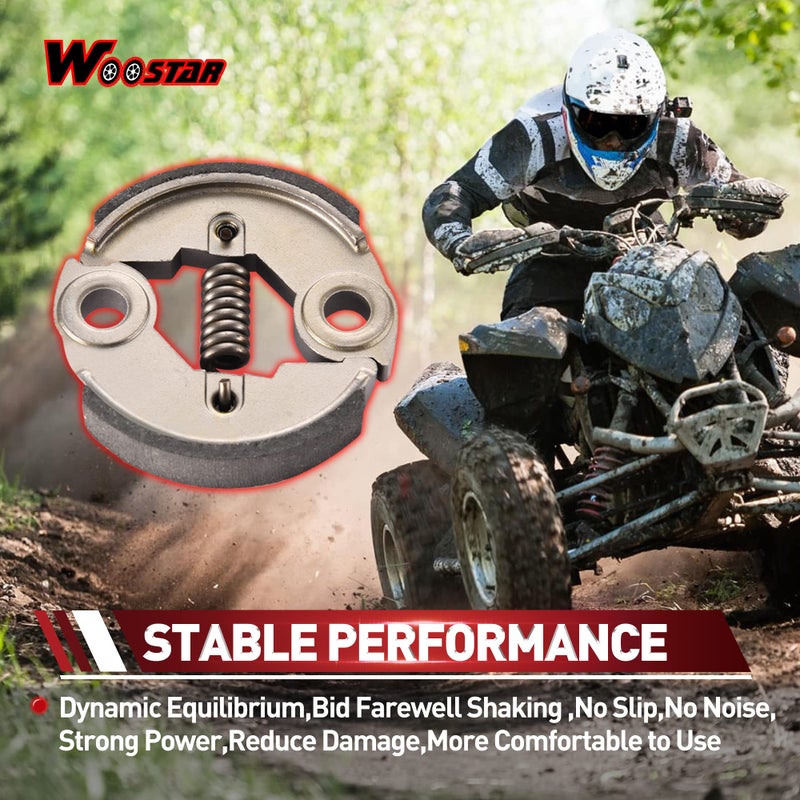 WOOSTAR Heavy Duty Clutch with Spring Replacement for 2 Stroke 43cc 47cc 49cc Engine X-1 X-2 Cat Eye Pocket Bike Mini Quad - Image 4